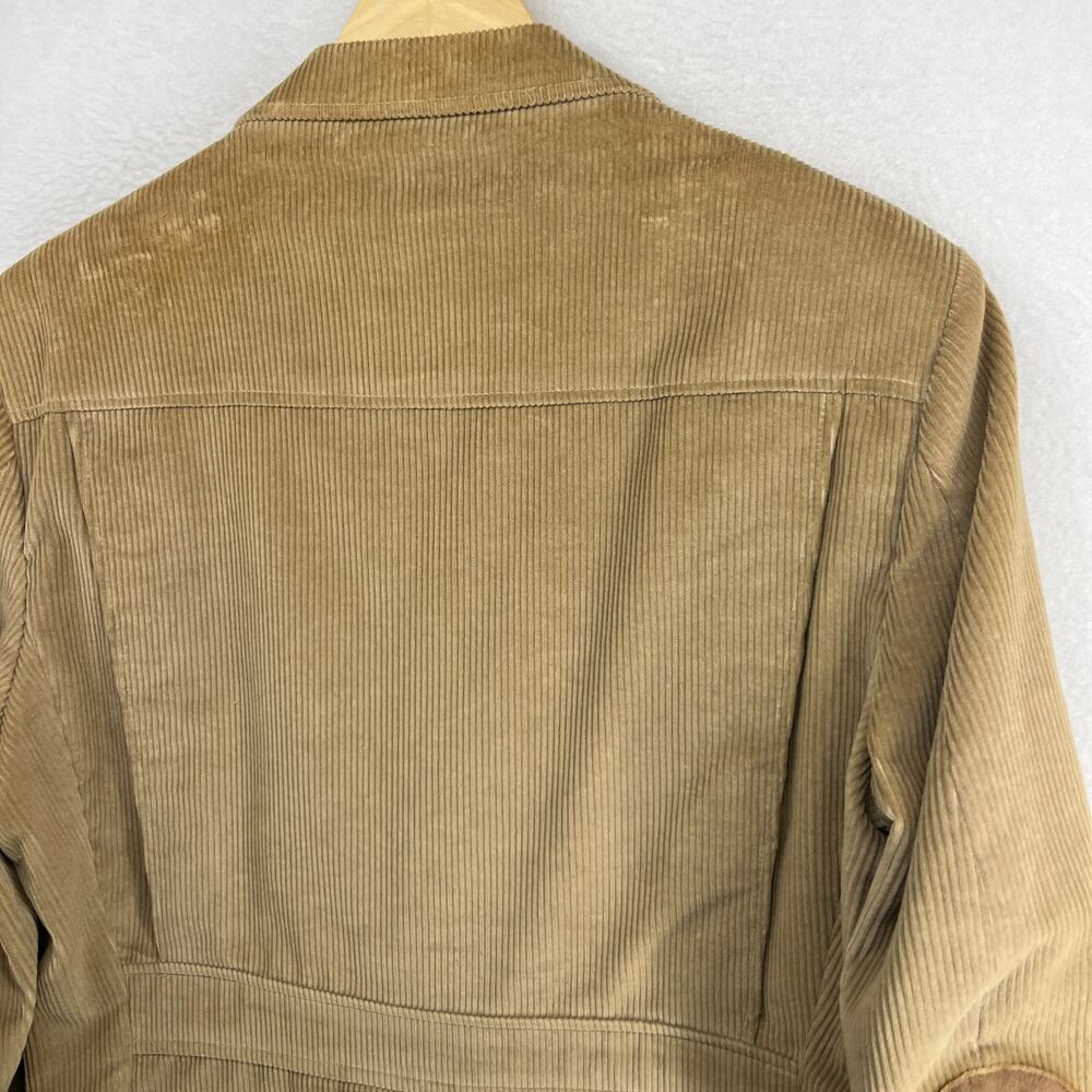 ORVIS Blazer Mens 40 Corduroy Sport Coat Jacket Elbow Patch 3 Button Brown - Picture 9 of 16